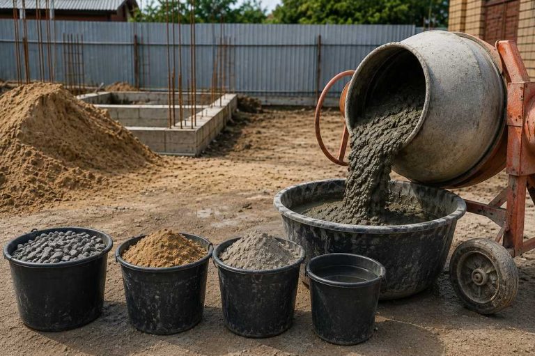 Пропорції бетону: таблиці за марками, у відрах і на куб proporcii-betonu1